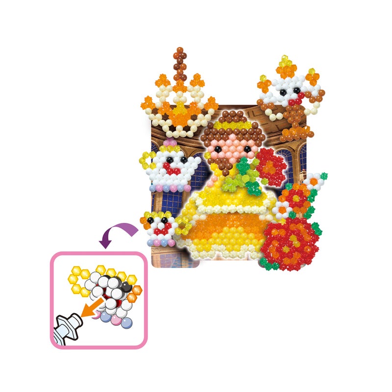 AquaBeads Disney Princess Creation Cube, Complete Arts & Crafts Bead Kit for Children - Over 2,500 Beads & Display Stand The Create Belle, Ariel, Tiana, Rapunzel and More - Image 5